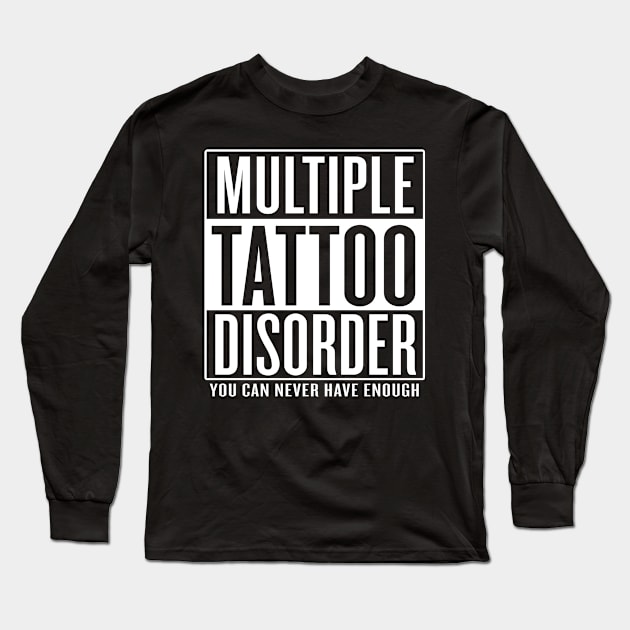 Multiple Tattoo Disorder Long Sleeve T-Shirt by Saulene